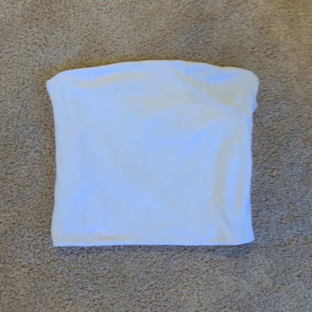 white brandy tube top
